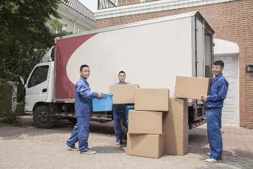 Recyclable household materials separated during a Wapping move