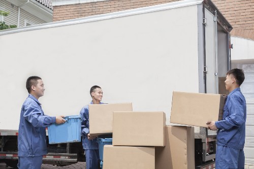 Professional furniture removals team planning a move in Wapping