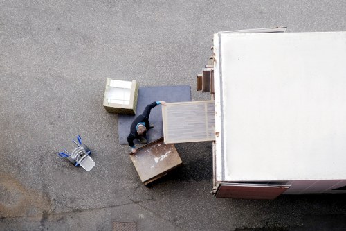 Customer booking a man and van service with delivery details
