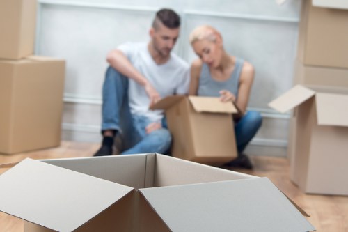 Secure storage solution for belongings during a Wapping move