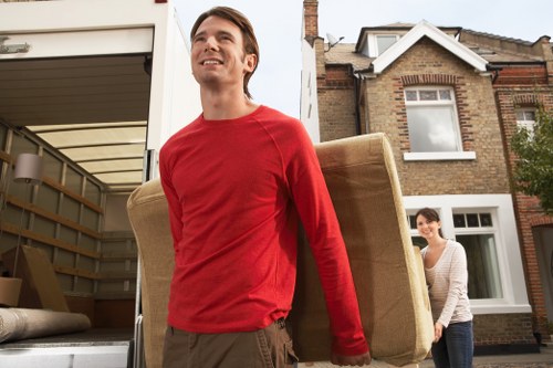 Secure payment and invoice for a moving service
