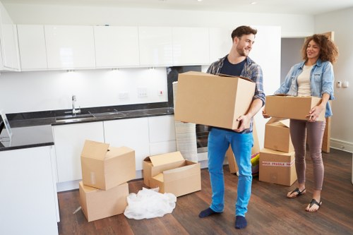 Secure transport and unloading by house removalists in Wapping