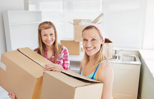 Local removals team assisting with a home move in Wapping