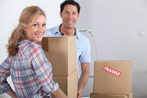 Risk assessment being carried out before a house move