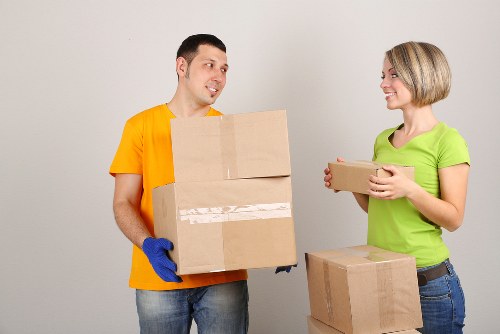 Office packing boxes and supplies for Wapping relocation