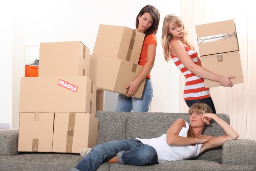 Careful transport of household items by man and van service