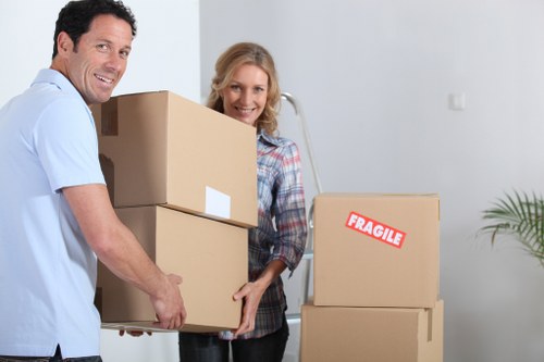 Professional Man And Van Wapping service focused on safety